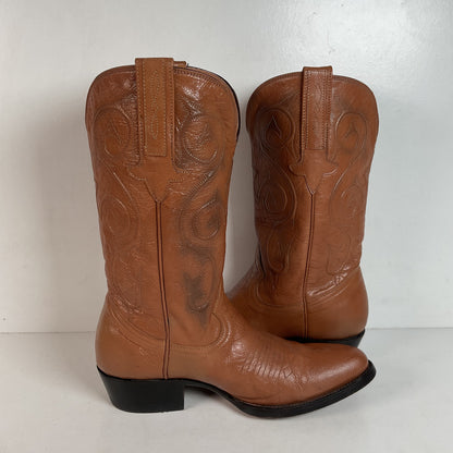 Montana Goat Skin Cowboy Boots | Brown | Men’s 8.5 D