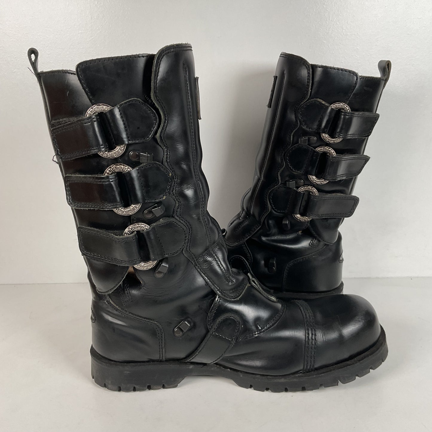 Underground England Gladiator Boots | Quintuple Buckle | UK 10 | US 11