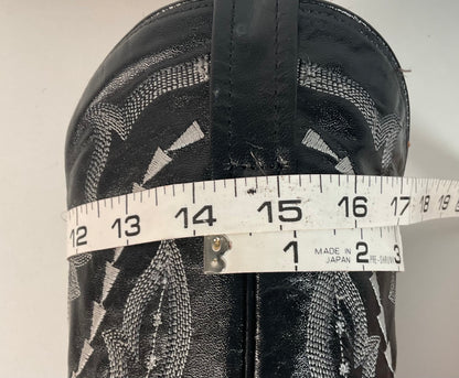 Dan Post Caiman Crocodile Cowboy Boots | Exotic | Blac | Men’s 7.5 D