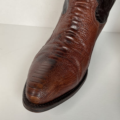 Vintage Cuadra Ostrich Leg Cowboy Boots | Exotic | Men’s 10.5