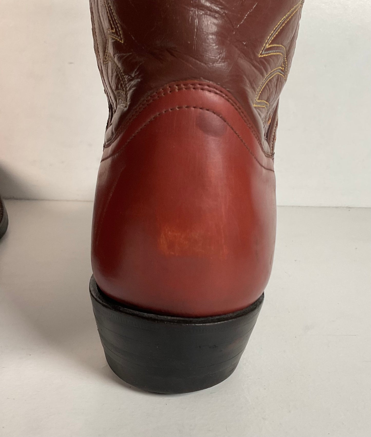 1960s Justin Pee Wee Cowboy Boots 10 D Shorty