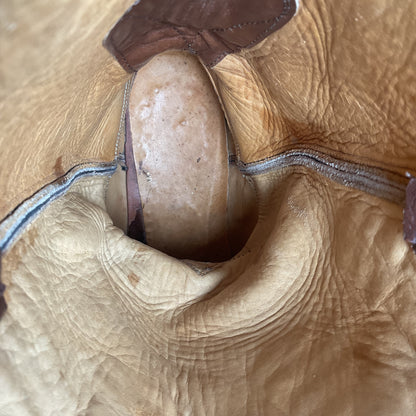 Vintage Brown Shark Skin Cowboy Boots 10 D Exotic