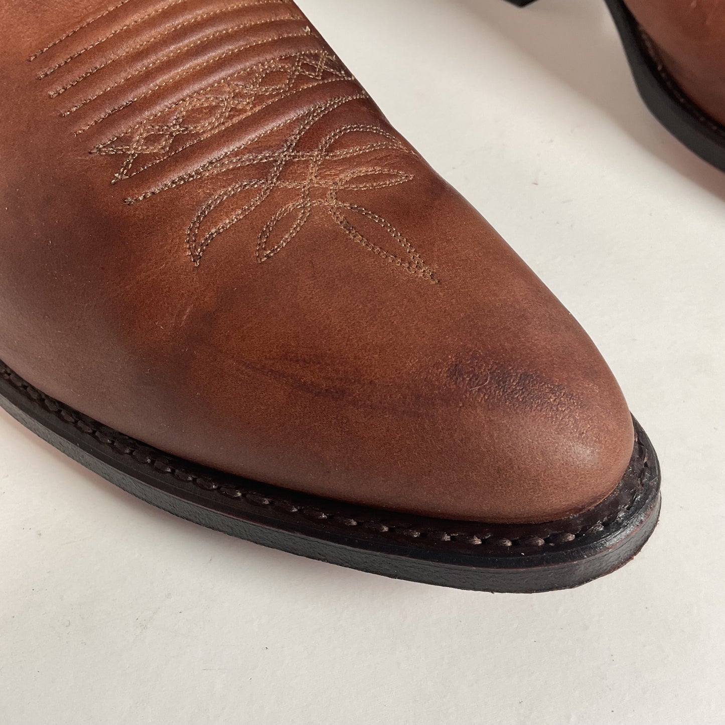 Vintage Dan Post Apache Cowboy Boots | USA Made | Distressed | Men’s 12 D