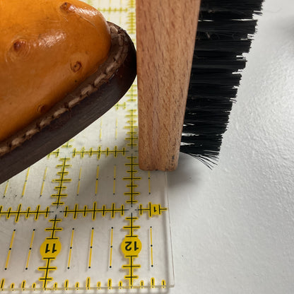 Custom Full Ostrich Quill Cowboy Boots 10 E Butterscotch Exotic