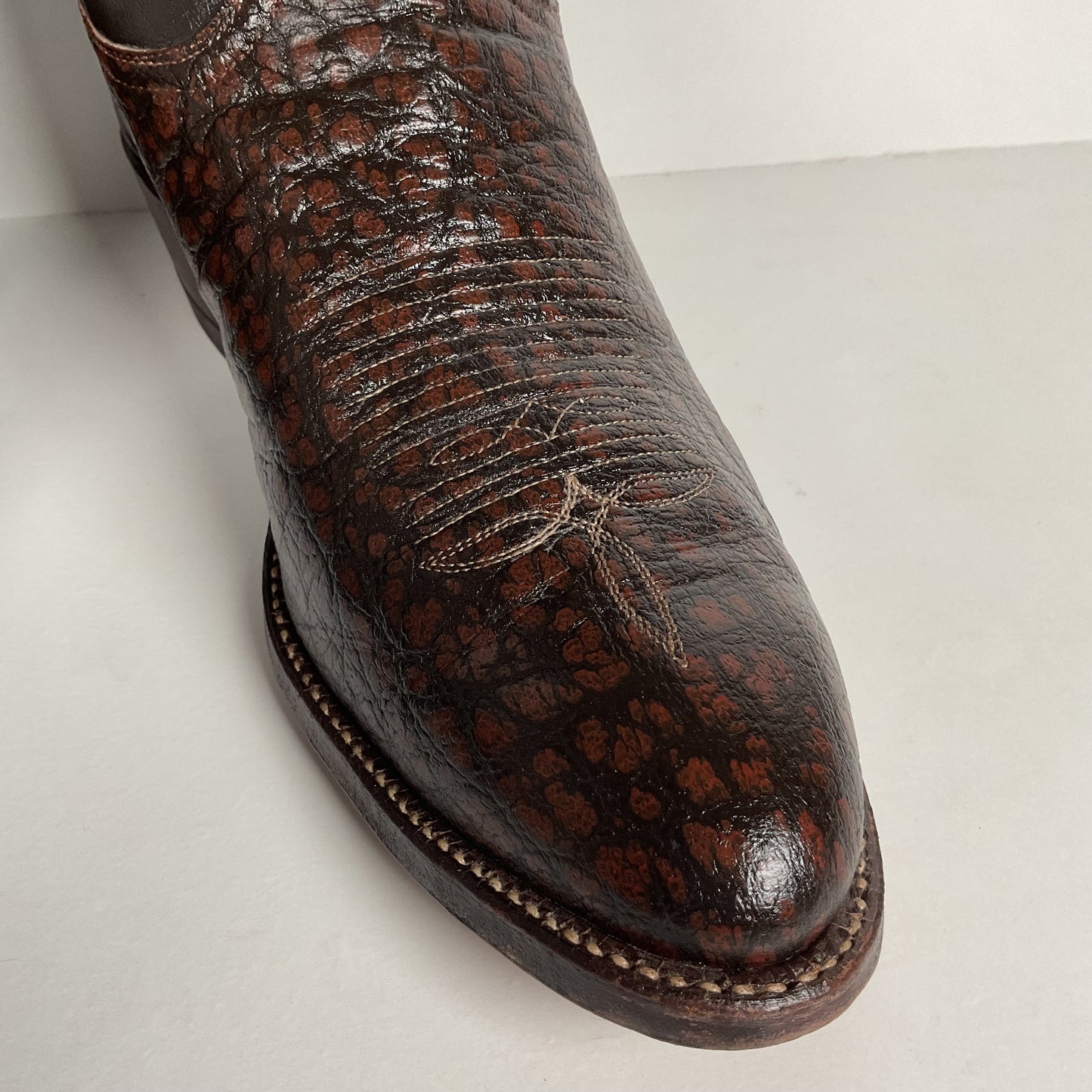 Vintage Tony Lama Caribou Buckaroo Boots | Exotic | Gold Label | Men’s 10 D