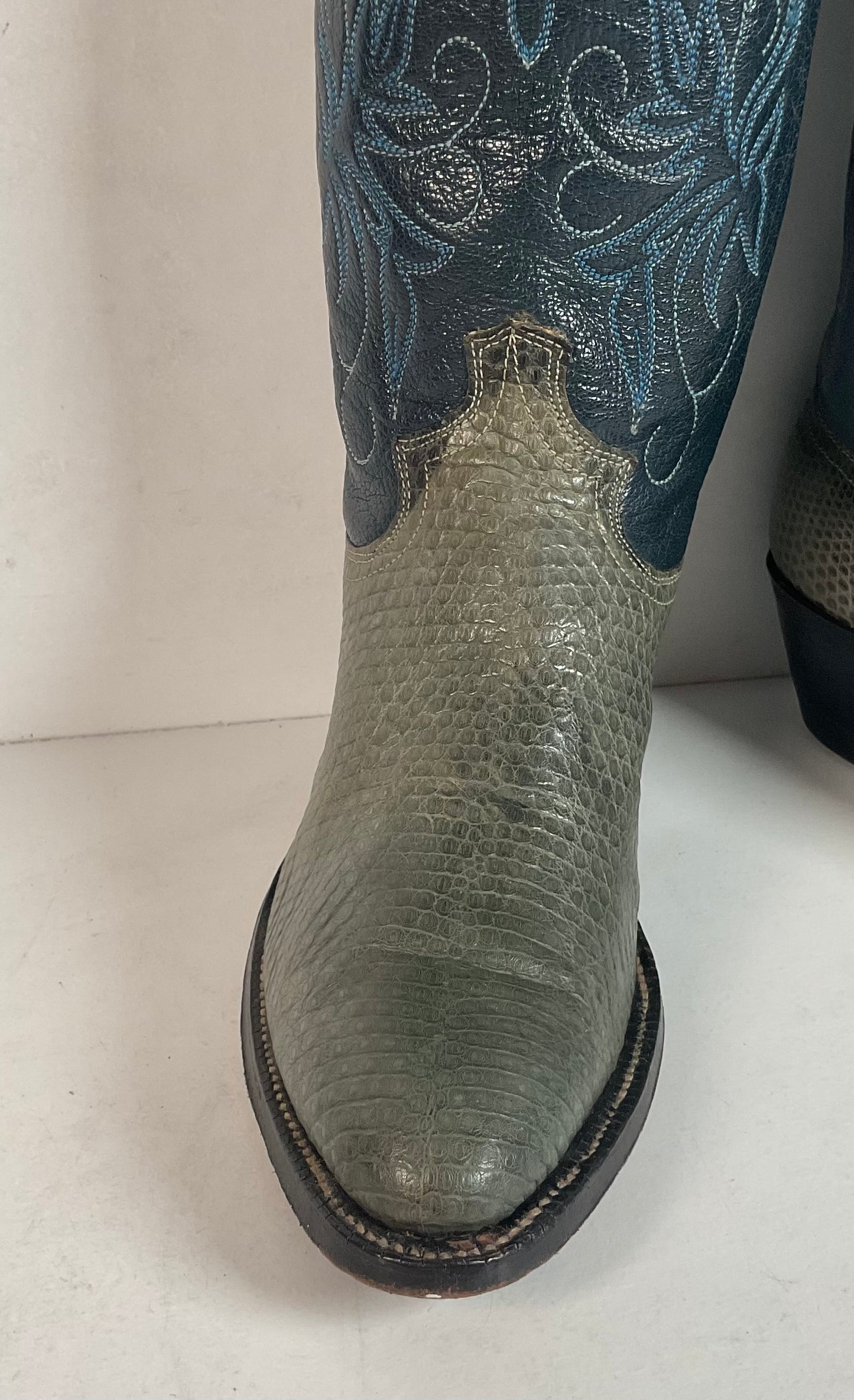 Vintage Justin Lizard Cowgirl Boots | USA Made | Women’s 6.5 B