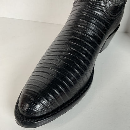 Vintage Lucchese Handmade Cowgirl Boots | Lizard Teju | Women’s 8 B