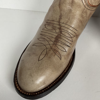 Vintage Nocona Cowgirl Boots | Marbled Grey | Men’s 6 | Women’s 7