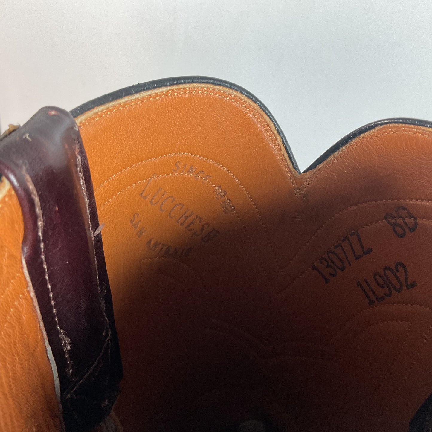 Lucchese San Antonio Cowboy Boots — French Toe — Men’s 8 D