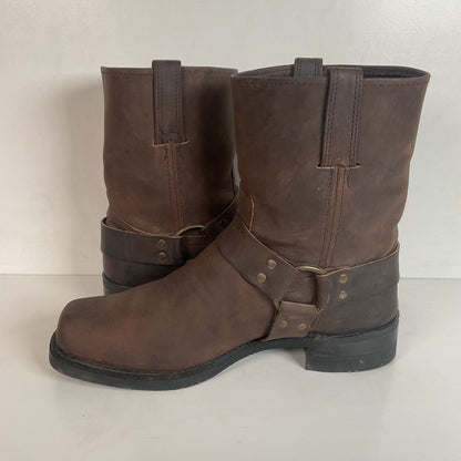 Frye Gaucho Harness Moto Boots 12 M Square Toe Style 87400 USA Made