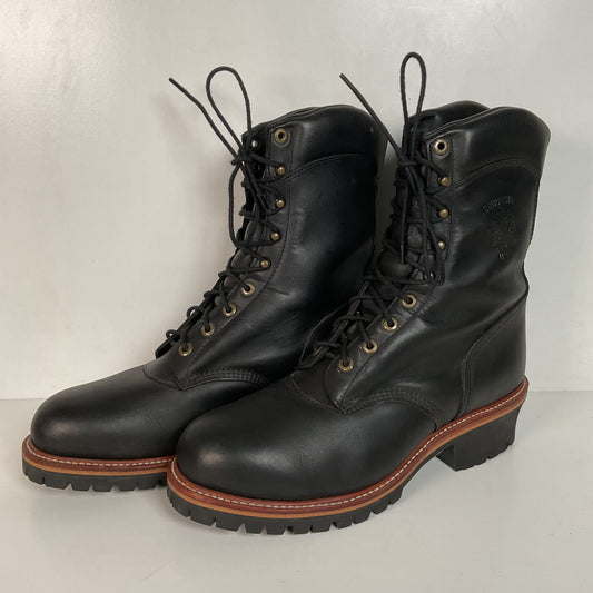 Chippewa Super DNA 9” Steel Toe Logger Boots 13 E Insulated USA Made