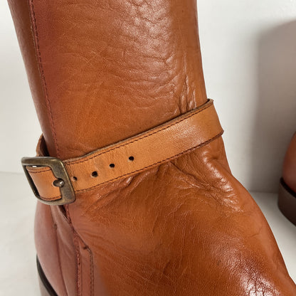 Lucchese Jodhpur Riding Boots | Burnished Calf | USA Made | GY | Men’s 10 D