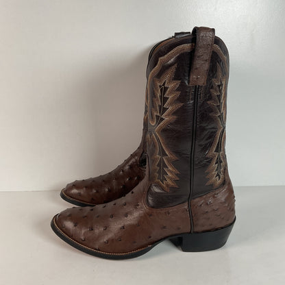 Mercedes Fort Worth Ostrich Quill Cowboy Boots | Custom | Exotic | Men’s 10
