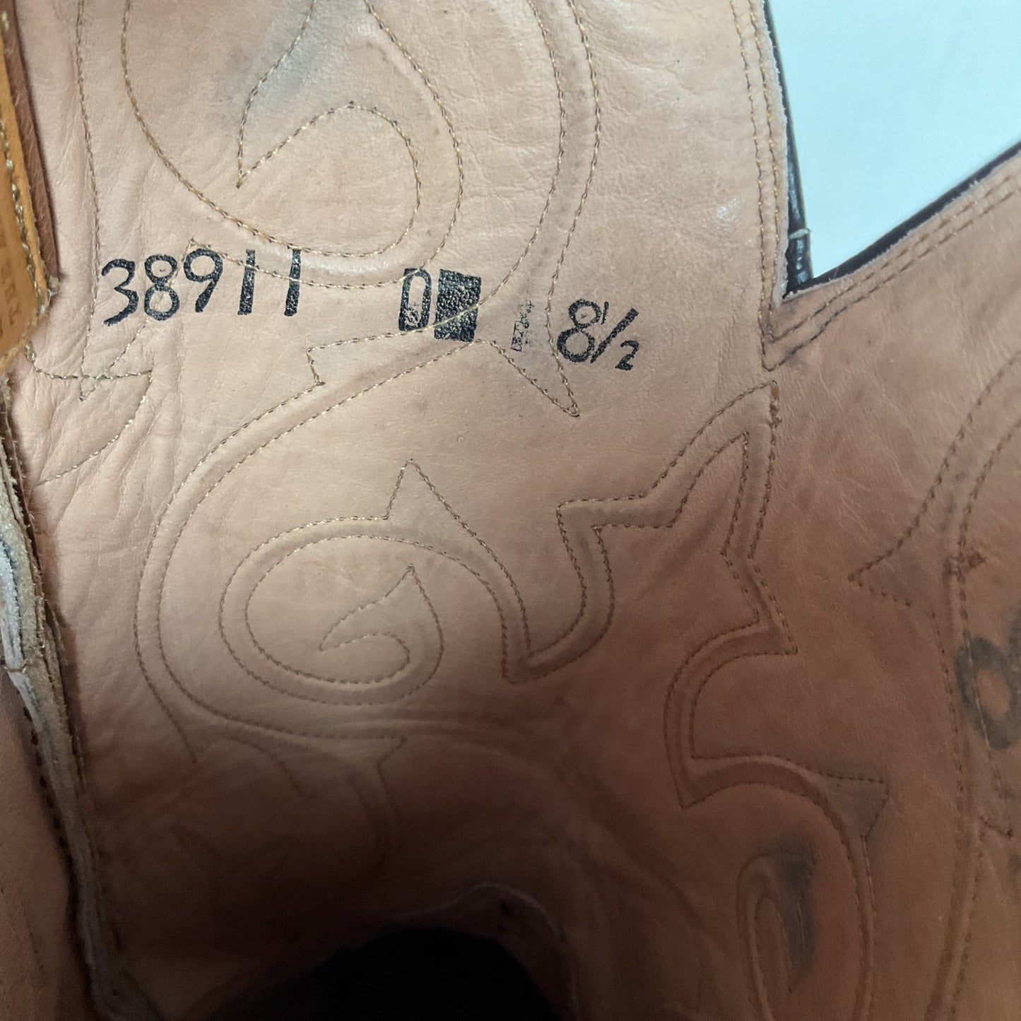 Montana Goat Skin Cowboy Boots | Brown | Men’s 8.5 D