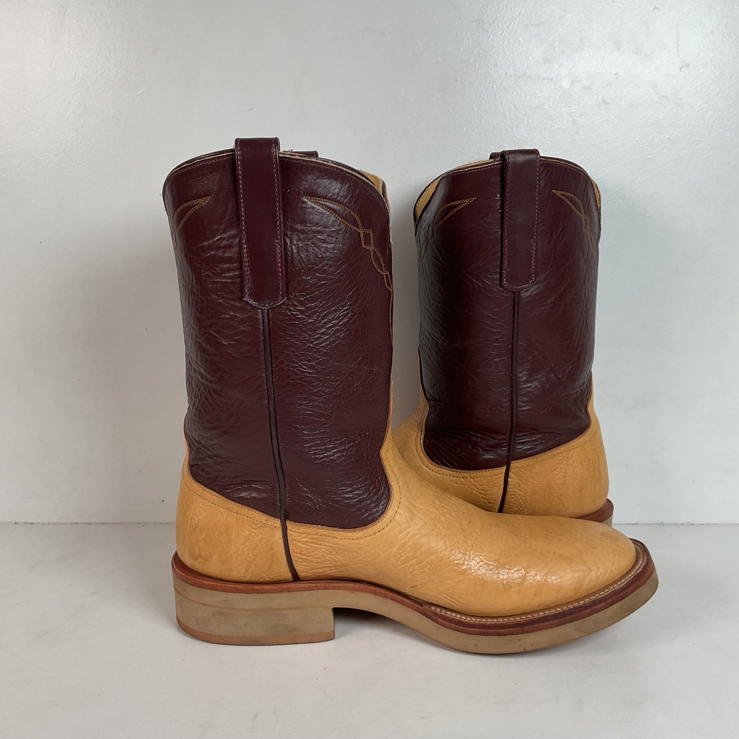 Anderson Bean Crepe Roper Boots 9.5 D USA Made