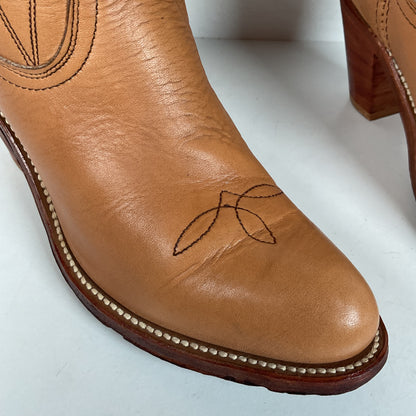 Vintage Frye Cowgirl Boots | USA Made | Butterscotch | Women’s 8.5 B
