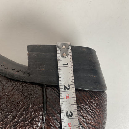 Vintage Brown Shark Skin Cowboy Boots 10 D Exotic