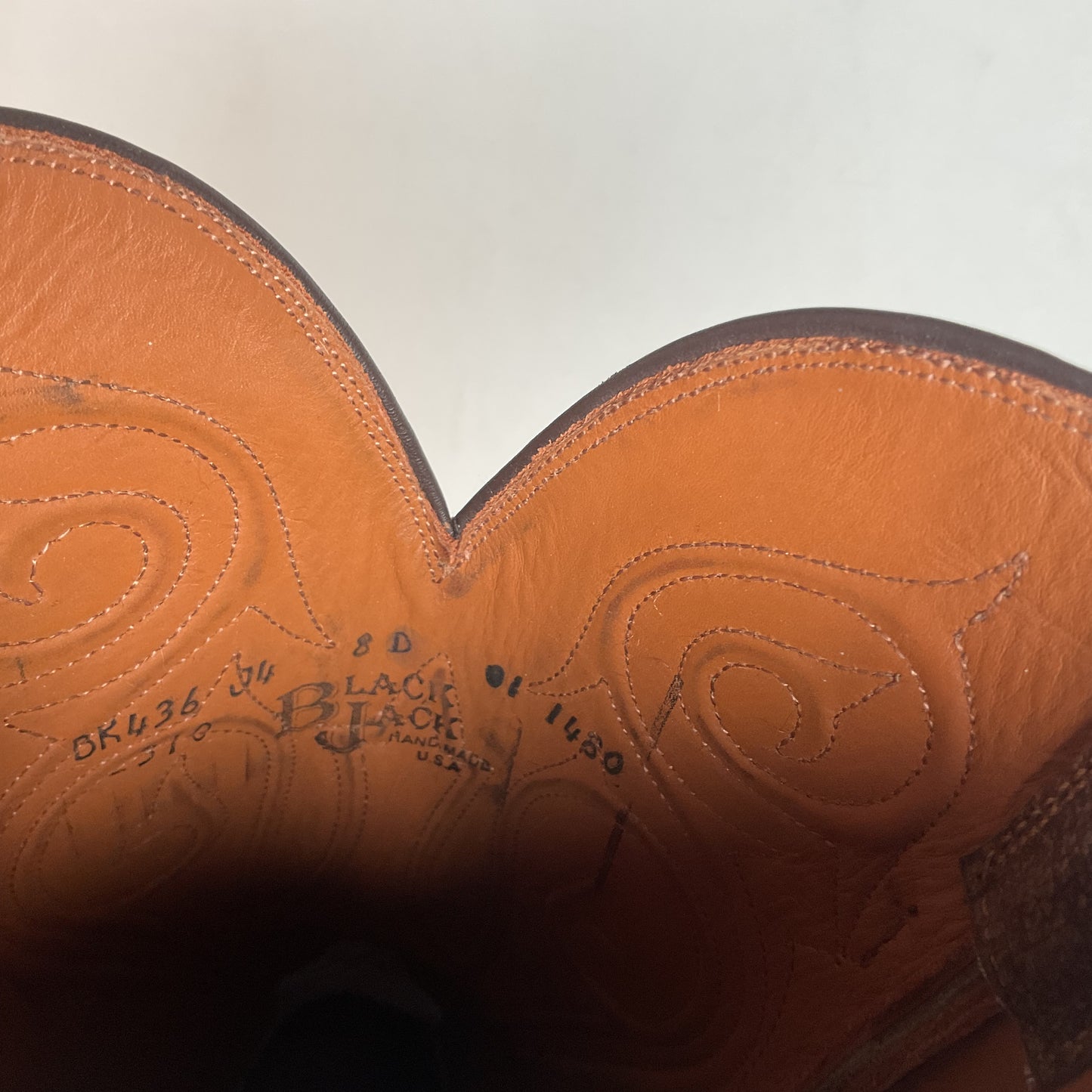 Black Jack Kangaroo Cowboy Boots — Exotic — Men’s 8 D