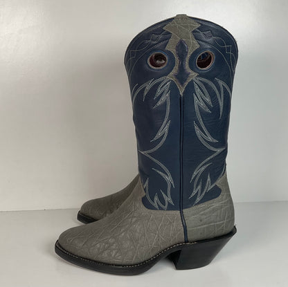 No Name Boot Company | Custom Elephant Cowboy Boots | Extra Wide | Men’s 10
