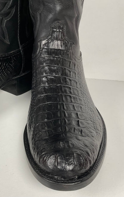 L.M. Easterling American Alligator Cowboy Boots | Hornback | Custom | Men’s 11