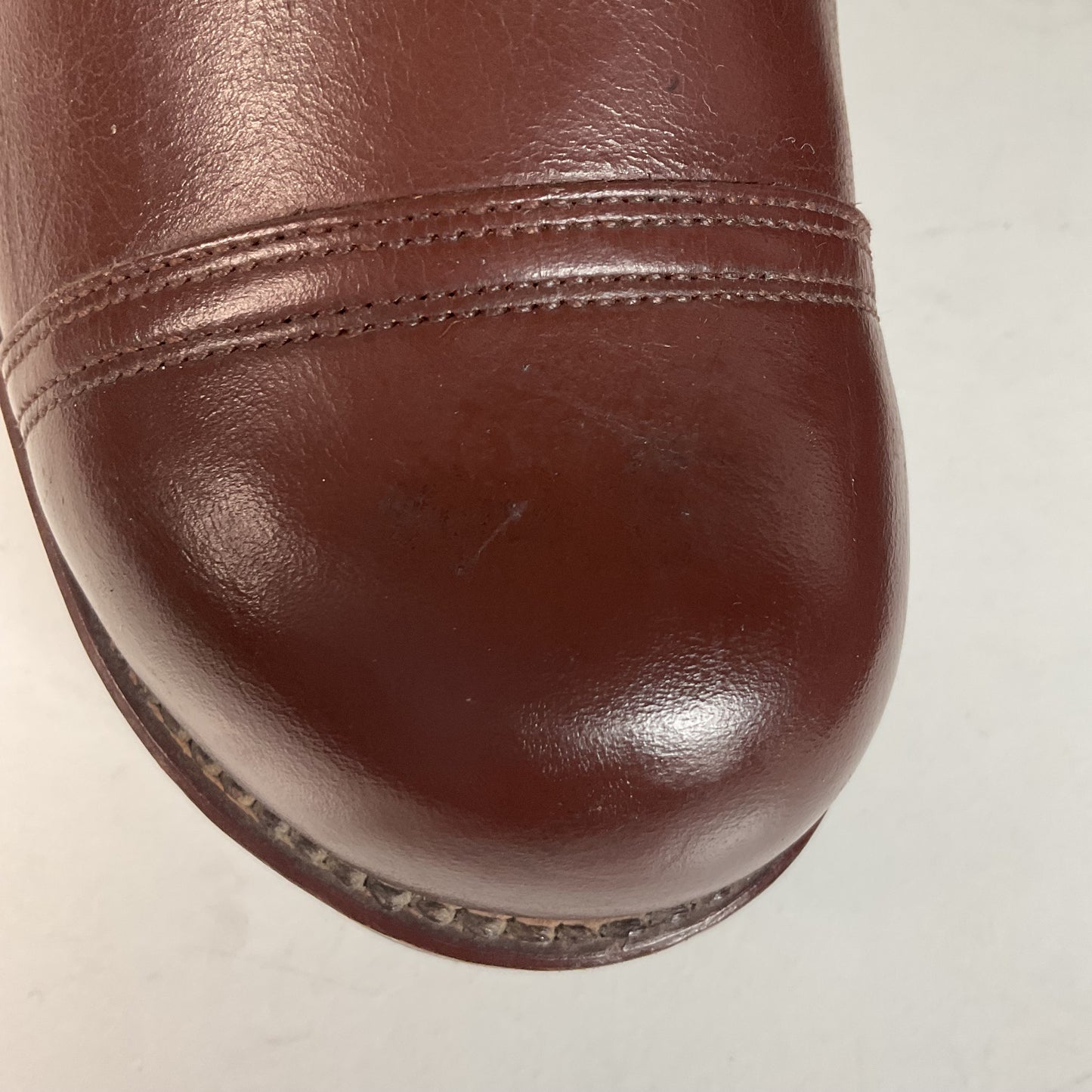 Vintage Vietnam War Brown Jump Boots 11 N (Narrow) Cap Toe Paratrooper