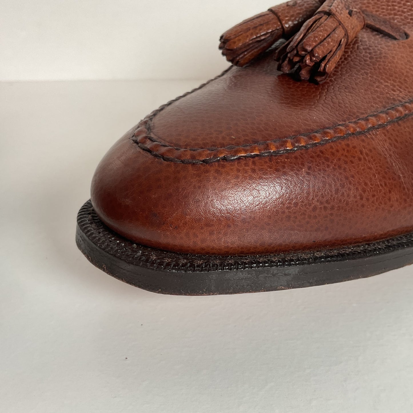 Vintage Johnston Murphy Tassel Loafer | Crown Aristocraft | USA Made | 9.5 D