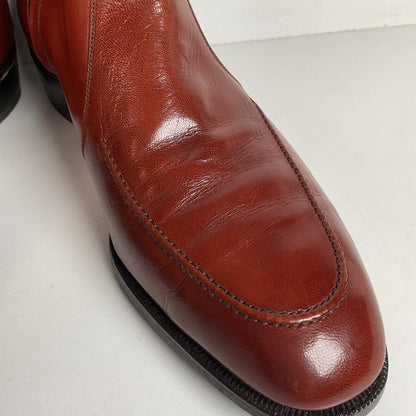 Vintage Florsheim Beetle Boots | Chelsea Style | Burnished Brown | Men’s 11 D