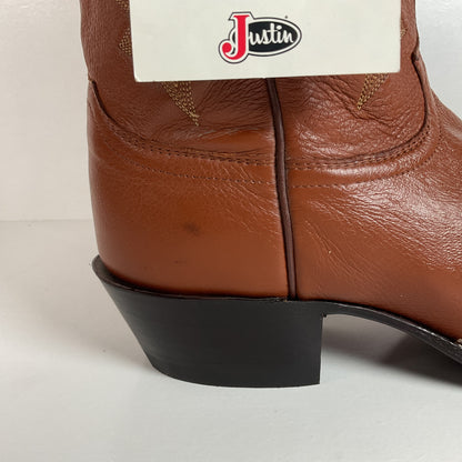 Vintage Justin Cowboy Boots | Deer Skin | USA Made | Men’s 9 D
