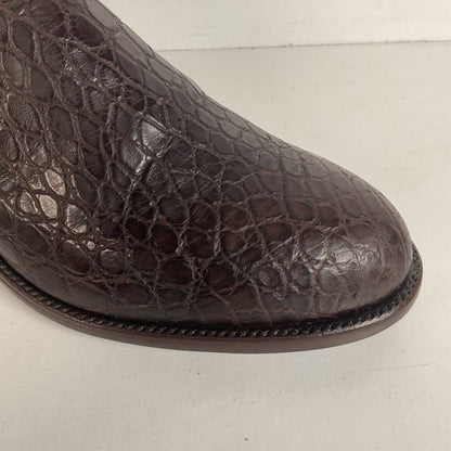 Caboots Nile Crocodile Roper Boots 9.5 E Champion Attitude Custom