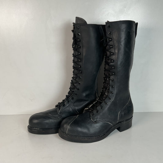Vintage Carolina Linesman Lace Up Boots 9.5 E USA Made Pole Climber