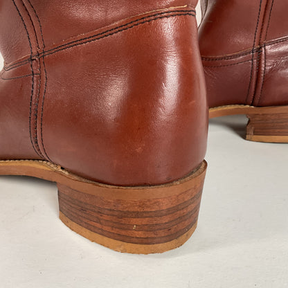 Vintage Western Campus Boots | Chunky | USA Made | Women’s 7 B
