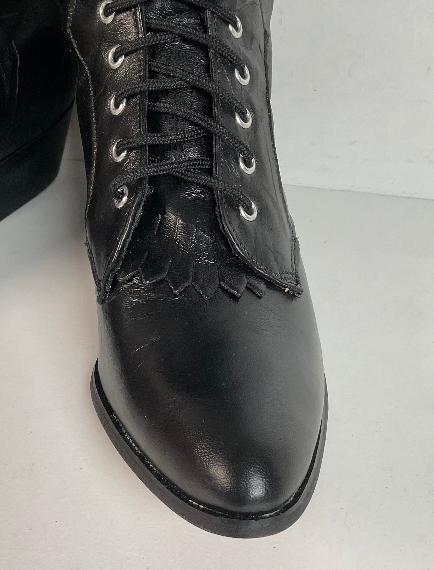 Laredo Edwardian Lace Up Boots | Western Packer | USA Made | Women’s 7 M