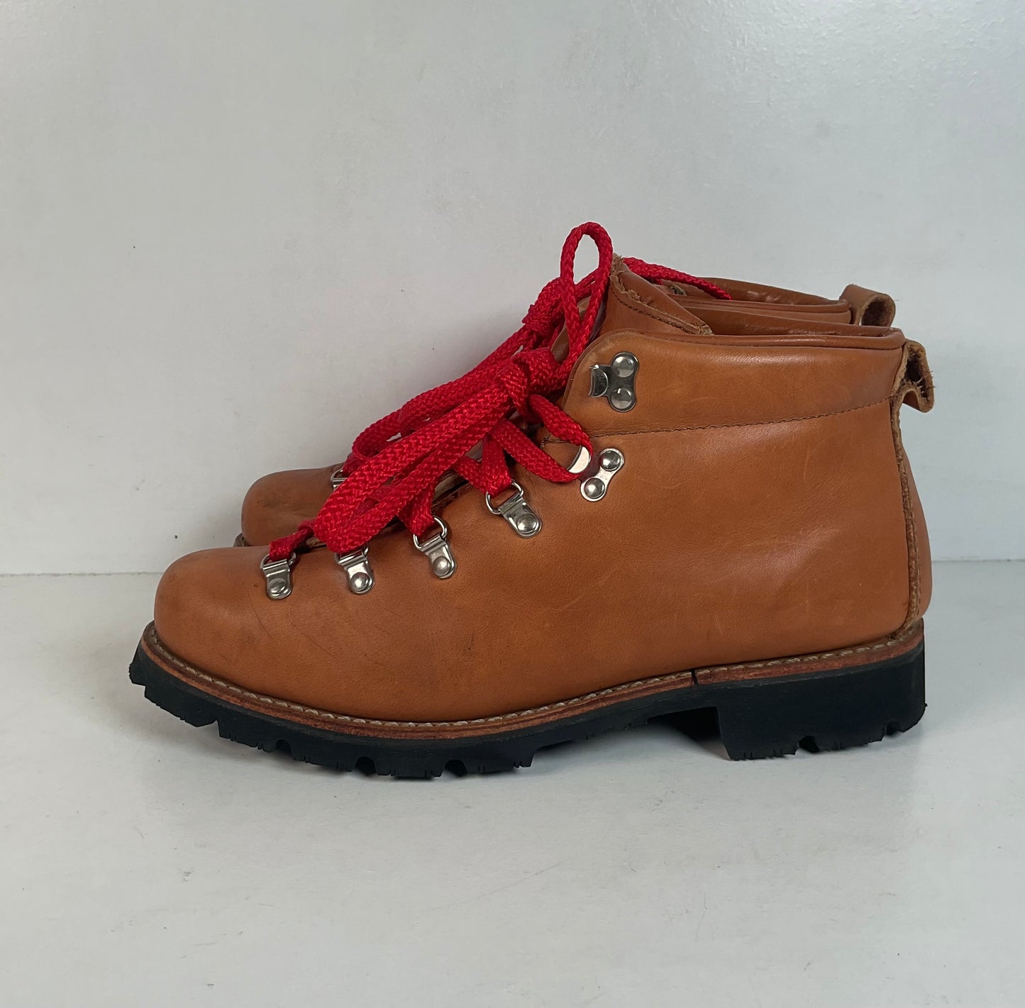 Vintage Knapp Mountaineering Boots | USA Made | Safety Toe | Stomper | 8.5