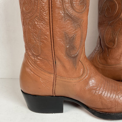Montana Goat Skin Cowboy Boots | Brown | Men’s 8.5 D