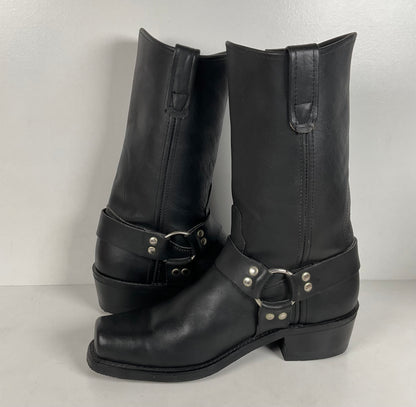 Vintage Santa Fe Harness Boots | USA Made | Men’s 9.5 D