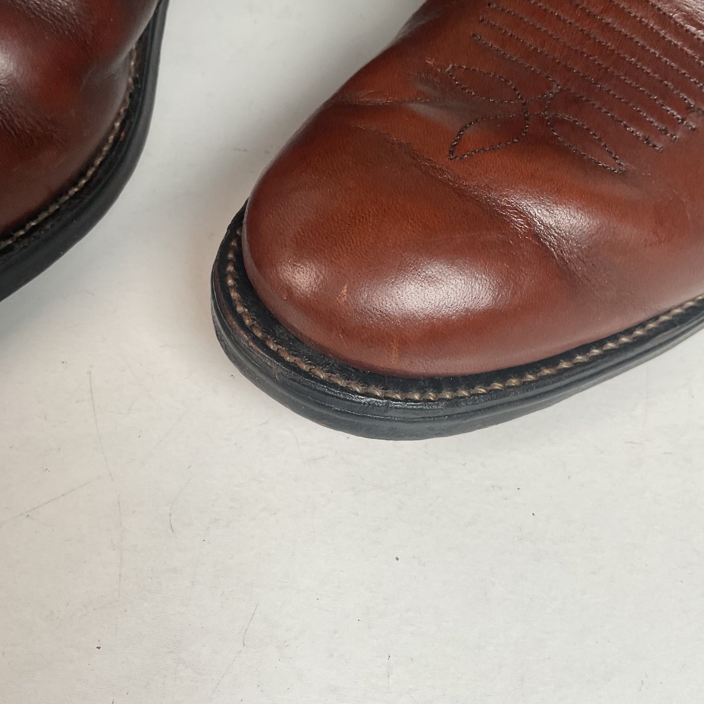 Olathe Tall Top Cowboy Boots 9.5 D USA Made Buckaroo