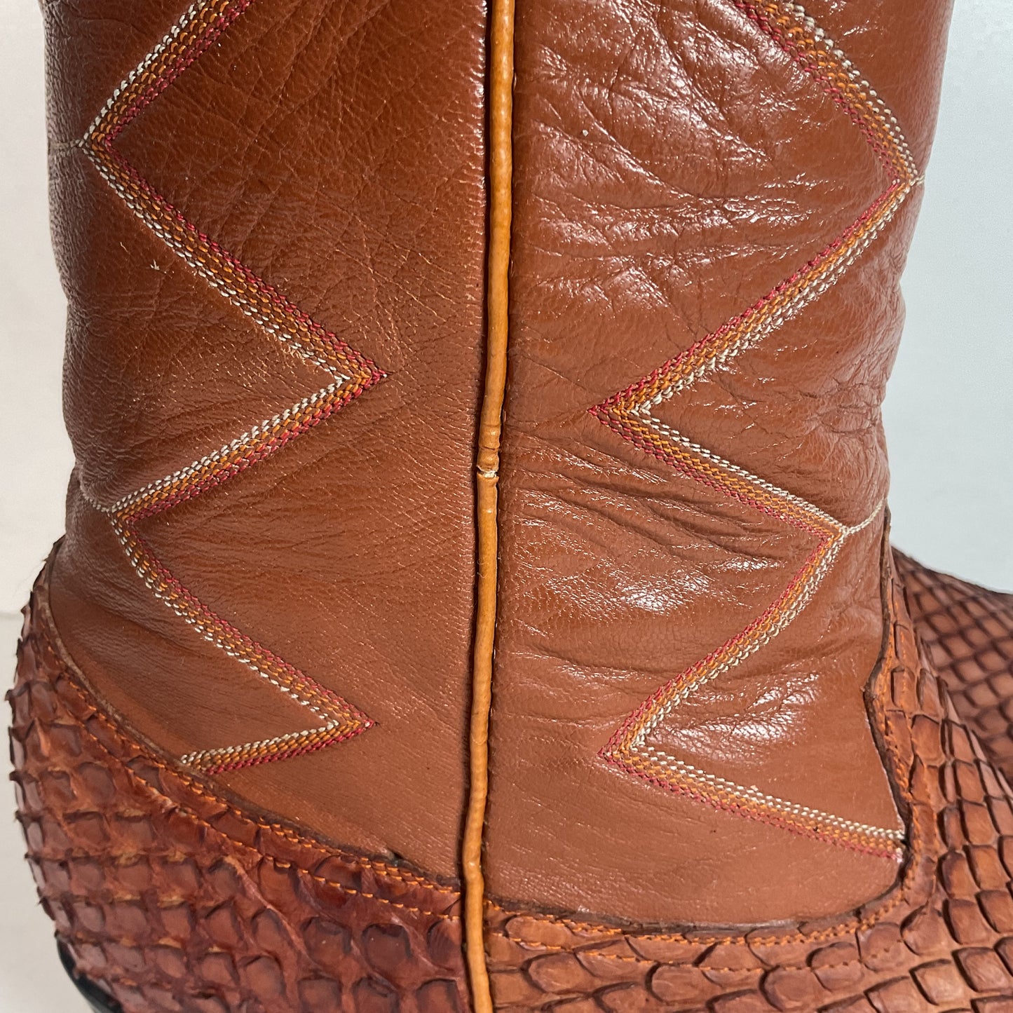 Exotic Anaconda Snakeskin Cowboy Boots Mexico 28.5 | US Men’s 10.5