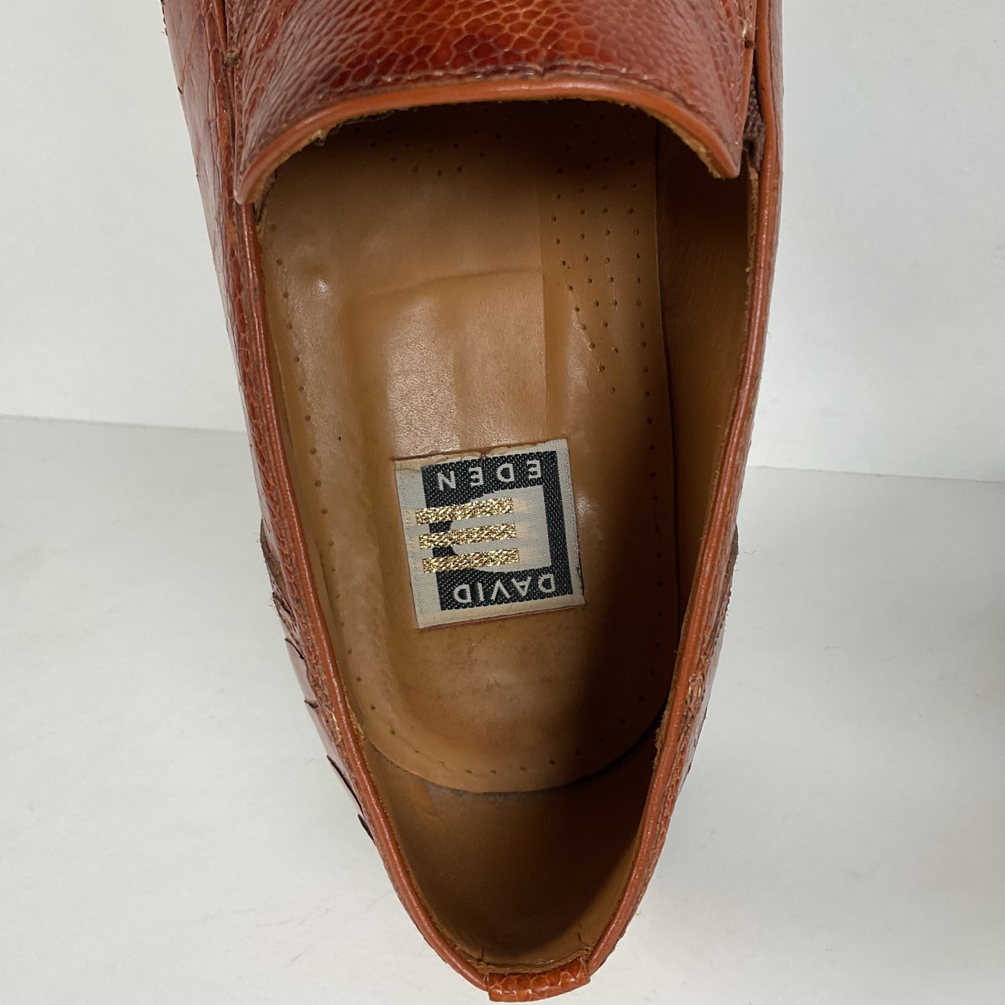 David Eden Ostrich Leg Loafers | Horse Bit | Exotic | Men’s 10