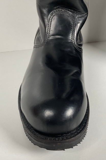 Vintage Harley Davidson Tall Patrol Boots | Glossy | Engineer | Men’s 11