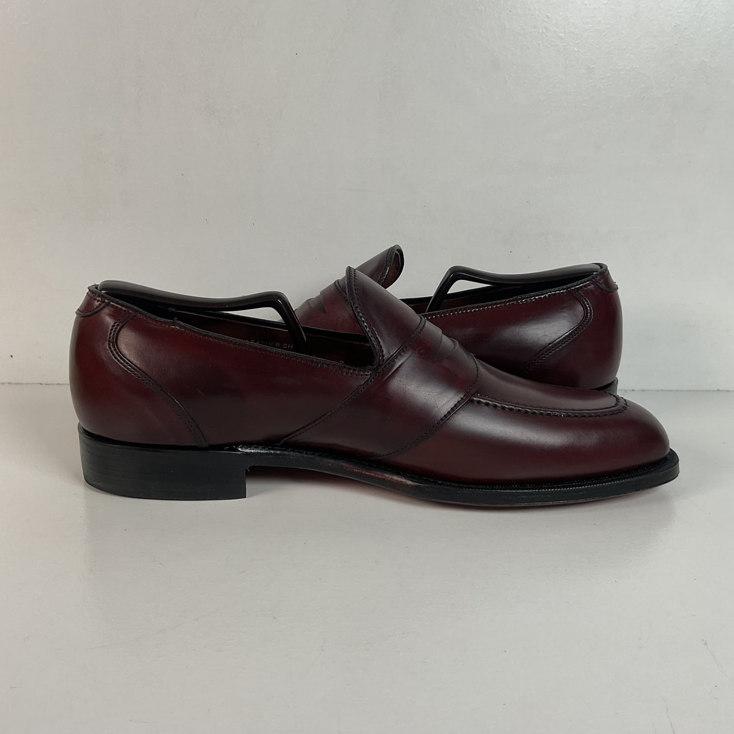 Vintage Hanover LB Shepard Penny Loafers 10 D Genuine Shell Cordovan USA Made