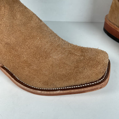 Anderson Bean Stampede Tall Top Cowboy Boots | Rough Out Suede | Men’s 11.5 EE