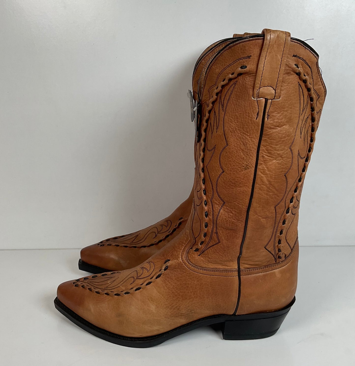 Dan Post Buck Lace Cowboy Work Boots 12 EW Albany Oil Resistant