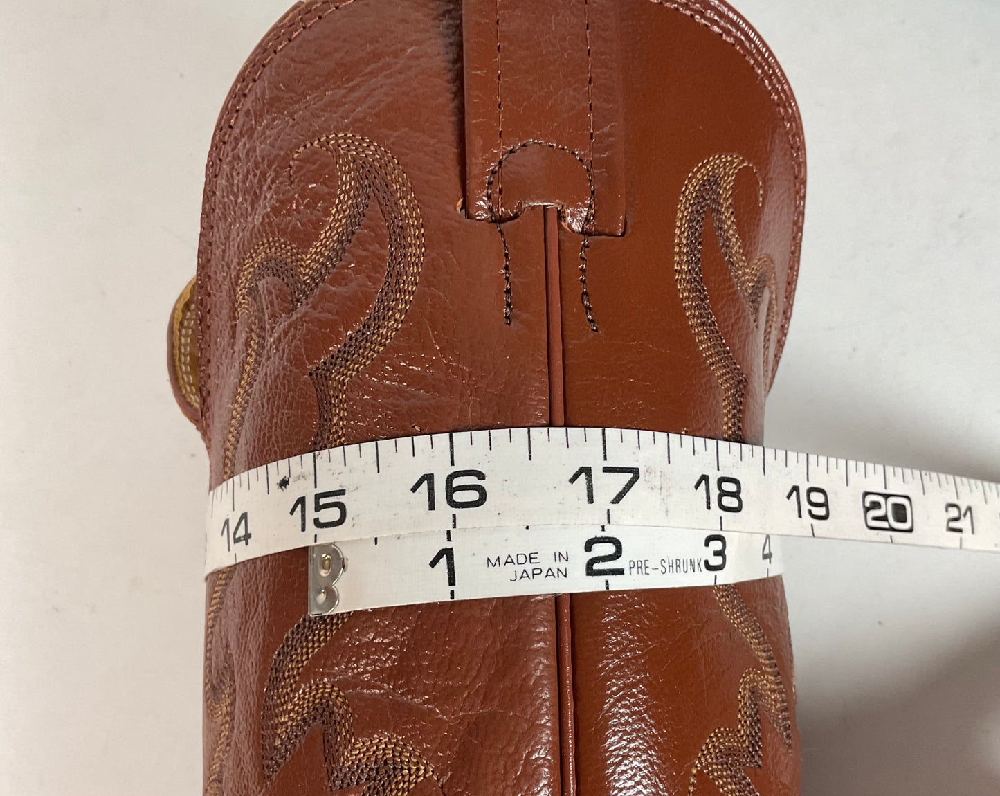 Vintage Nocona Exotic Smooth Ostrich Cowboy Boots Men’s 10.5 C Peanut Brittle
