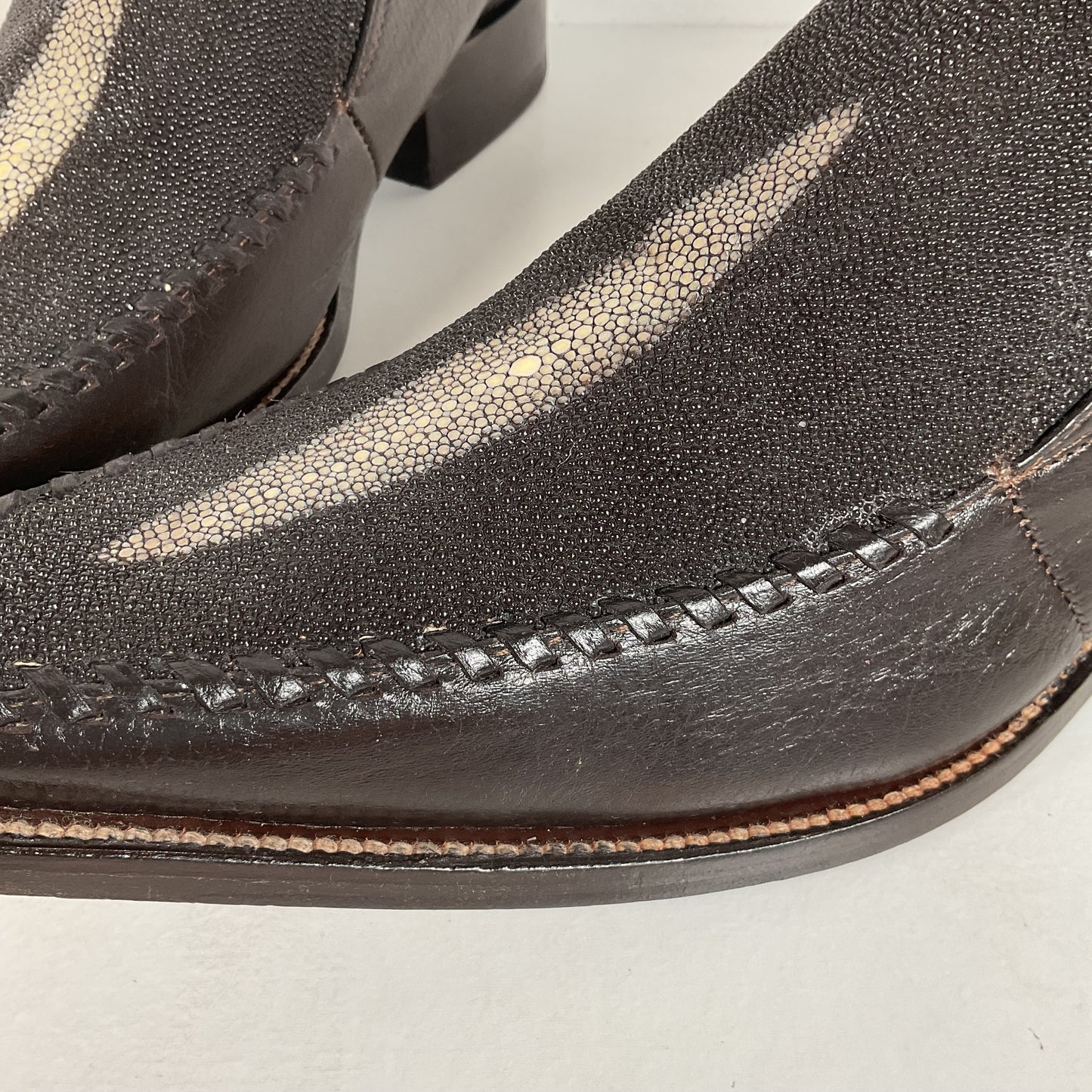 Stingray Mule Clogs | Western | Exotic | Dark Brown | Men’s 9