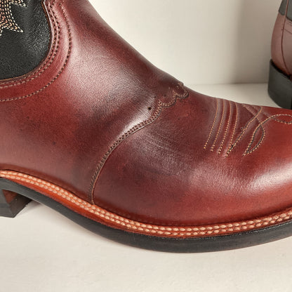 Lucchese 2000 Cowboy Boots | USA Made | Extra Wide | Men’s 8.5 EE