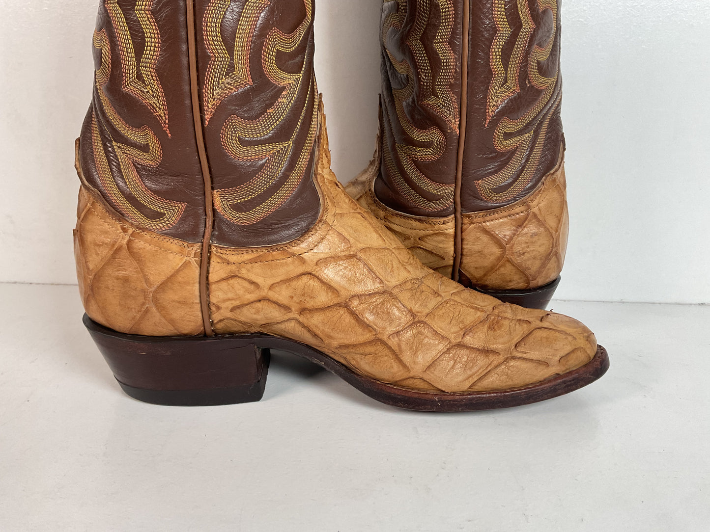 Vintage Tony Lama El Rey Anteater Boots — Men’s 5 | Women’s 6