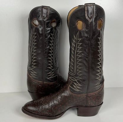 Vintage Tony Lama Caribou Buckaroo Boots | Exotic | Gold Label | Men’s 10 D