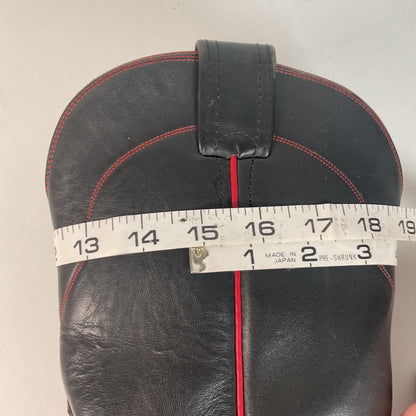 Olathe Western Roper Boots | Red & Black Calf | USA Made | Men’s 9 D