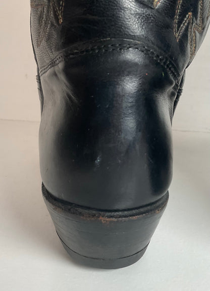 1950s Frye Authentic Cowgirl Boots 7.5 C Snip Toe