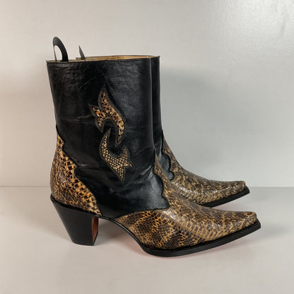 Western Stiletto Boots | Water Snake | Snakeskin | Exotic | Women’s 10